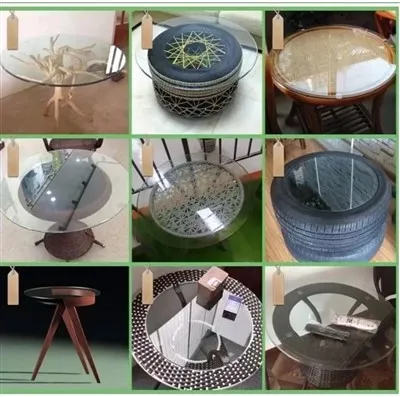 Yuvarlak Temperli Cam